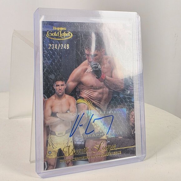 Vicente Luque Topps Gold Label UFC Certified Autograph Card #234/249 2024 Topps - Picture 2 of 11